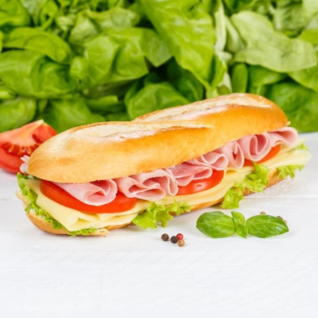 Ham and Cheese Sub.