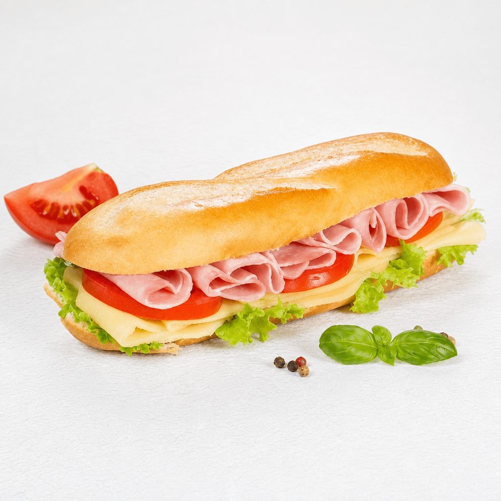 Ham and Cheese Sub.