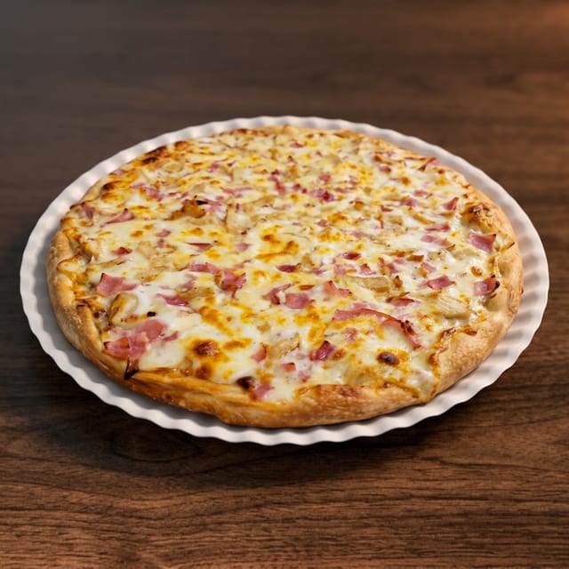 Cordon Bleu Pizza.
